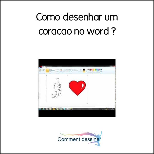 Como desenhar um coração no word